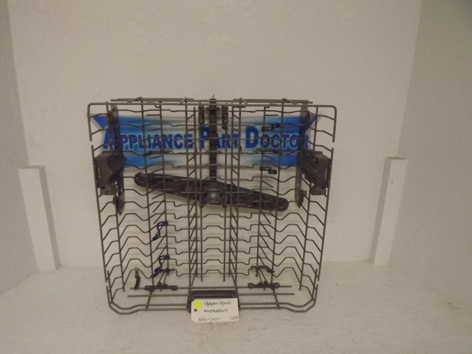 Whirlpool Dishwasher W10728863 Upper Rack Used Whirlpool Dishwasher W10728863 Upper Rack Used